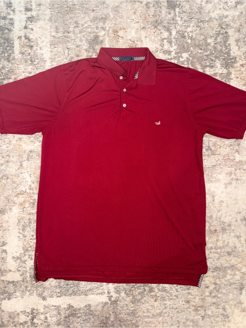 Southern Marsh Men's Polo in Burgundy Red